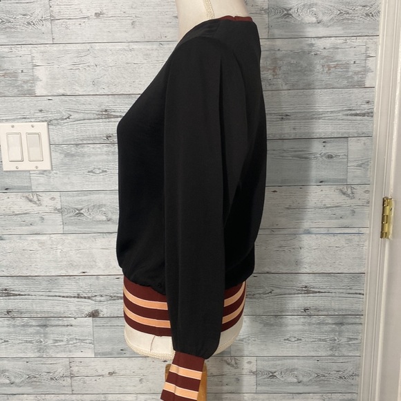 SCOTCH & SODA MADISON SCOTCH SHEER BLACK TOP - Picture 6 of 10